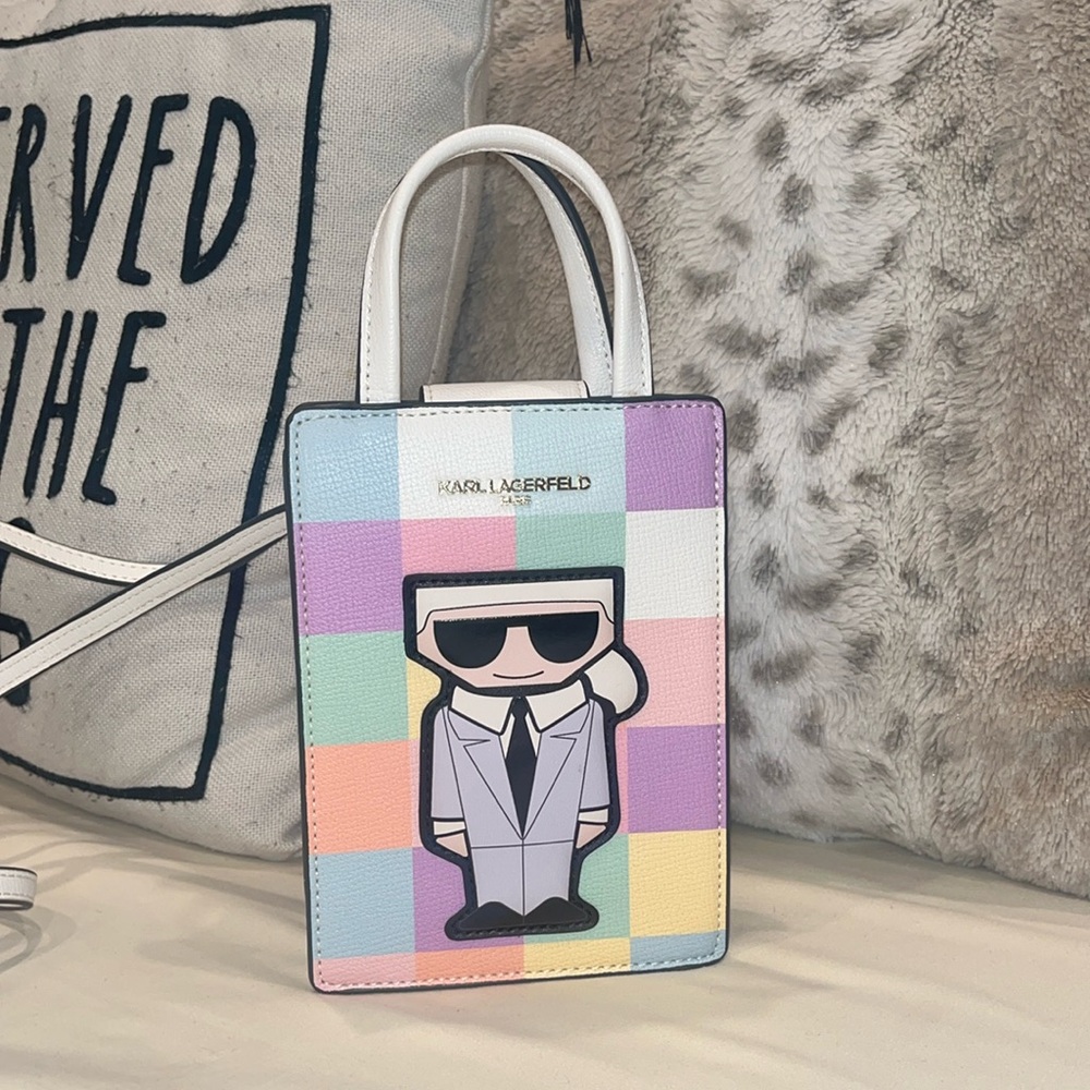 Karl Lagerfield small cross body bag with handle